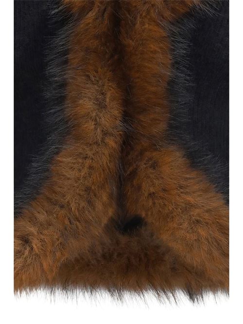 Cardigan faux fur SELF PORTRAIT | AW26148CBBLACK